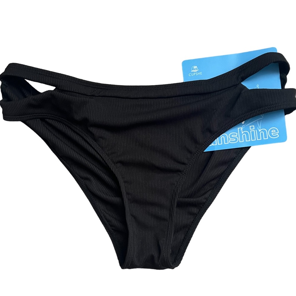 Cupshe Black Cutout Bottoms